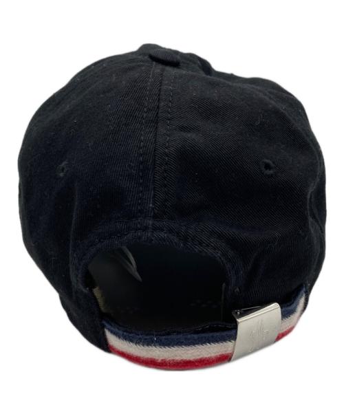 MONCLER（モンクレール）MONCLER (モンクレール) BERRETTO BASEBALL キャップ ブラックの古着・服飾アイテム