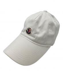 MONCLER（モンクレール）の古着「ベースボールキャップ」｜ホワイト