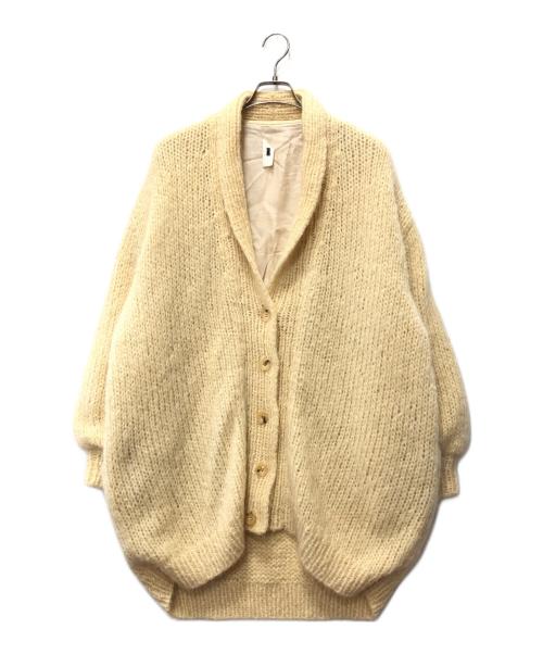 NOWOS（ノーウォス）nowos (ノーウォス) モヘアカーディガン ベージュ サイズ:下記参照の古着・服飾アイテム