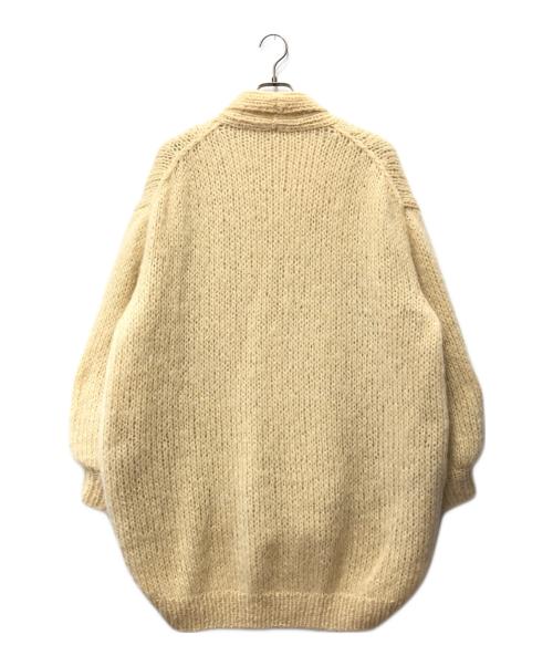 NOWOS（ノーウォス）nowos (ノーウォス) モヘアカーディガン ベージュ サイズ:下記参照の古着・服飾アイテム