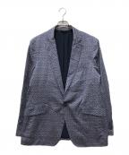 ETROエトロ）の古着「総柄1Bジャケット」｜ネイビー