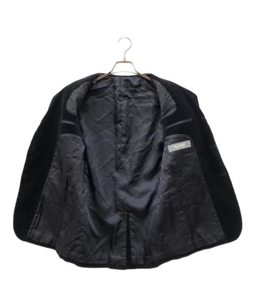 COMME des GARCONS HOMME（コムデギャルソン オム）COMME des GARCONS HOMME (コムデギャルソン オム) フリンジ2Bコーデュロイジャケット ブラック サイズ:Sの古着・服飾アイテム