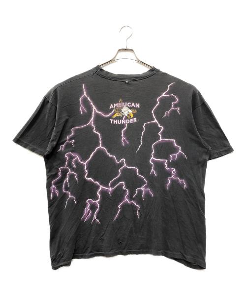 TOURCHAMP（ツアーチャンプ）TOURCHAMP (ツアーチャンプ) ドッグサンダープリントTシャツ ブラック サイズ:XXLの古着・服飾アイテム