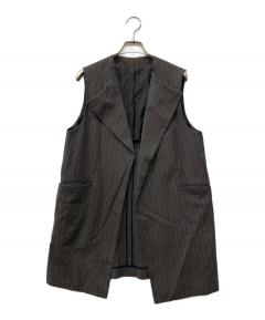 中古・古着通販】BACCA (バッカ) ソフトシープレザー ペプラムベスト