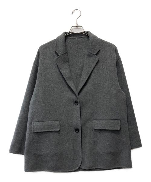 Spick and Span（スピック＆スパン）Spick and Span (スピックアンドスパン) ウールミックスリバージャケット グレー サイズ:38の古着・服飾アイテム