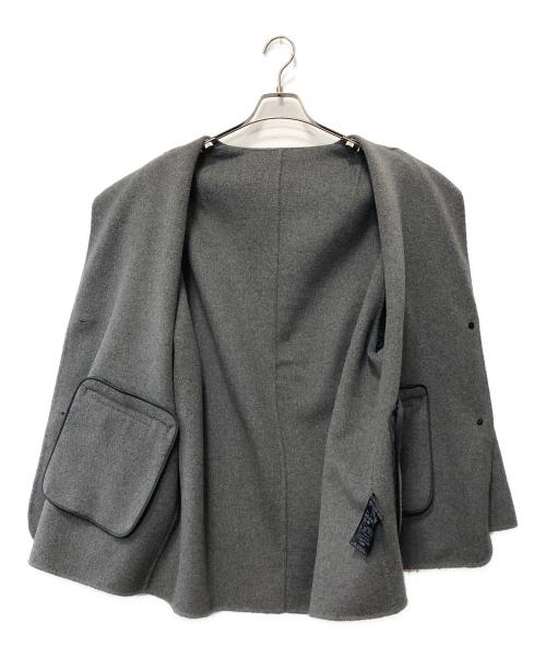 Spick and Span（スピック＆スパン）Spick and Span (スピックアンドスパン) ウールミックスリバージャケット グレー サイズ:38の古着・服飾アイテム