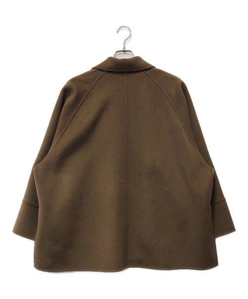 IENA（イエナ）IENA (イエナ) スーパー160ダブルフェイス ショートコート ブラウン サイズ:38の古着・服飾アイテム