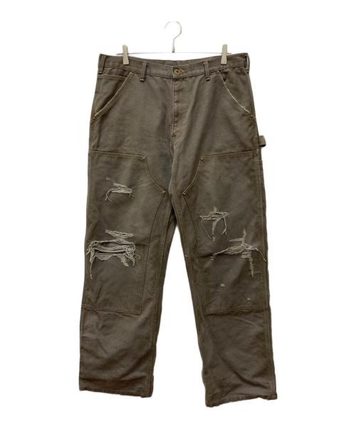 KAMIYA（カミヤ）KAMIYA (カミヤ) Boro Painter Pants グレー サイズ:Mの古着・服飾アイテム