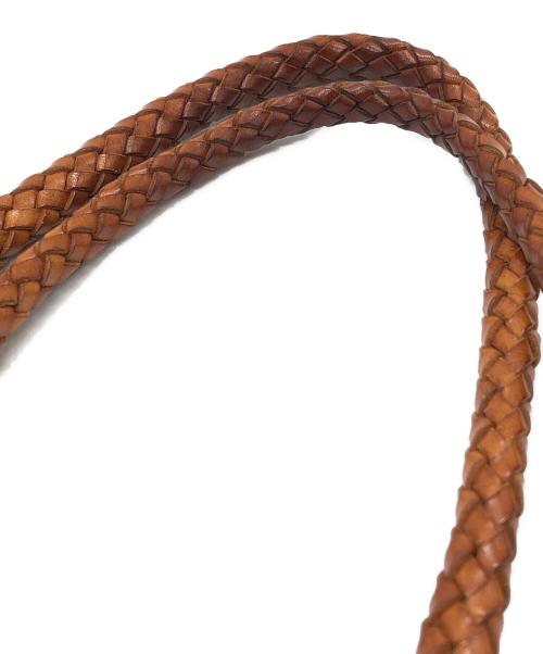 DRAGON（ドラゴン）DRAGON (ドラゴン) 編み込みトートバッグ ブラウン サイズ:下記参照の古着・服飾アイテム