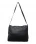 EMPORIO ARMANI (エンポリオアルマーニ) レザーショルダーバッグ ブラック サイズ:下記参照：8000円