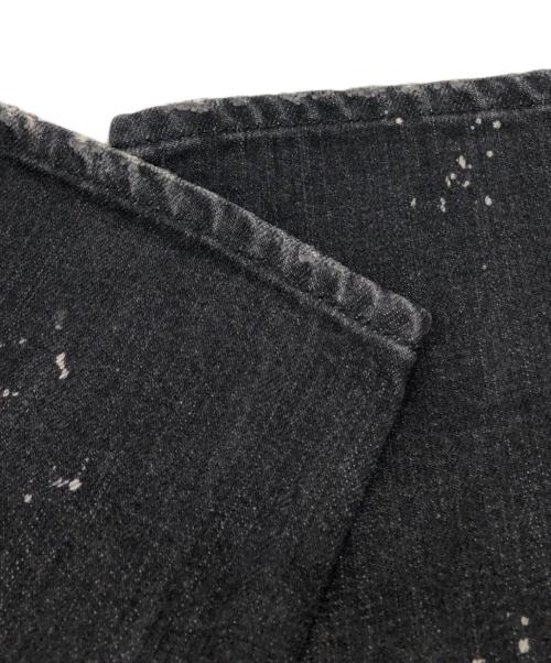 NUMBER (N)INE（ナンバーナイン）NUMBER (N)INE (ナンバーナイン) ダメージデニムパンツ ブラック サイズ:3×30の古着・服飾アイテム