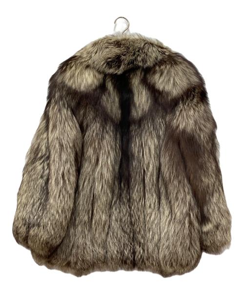 SAGA FOX（サガフォックス）SAGA FOX (サガフォックス) ファージャケット ブラウン サイズ:11の古着・服飾アイテム