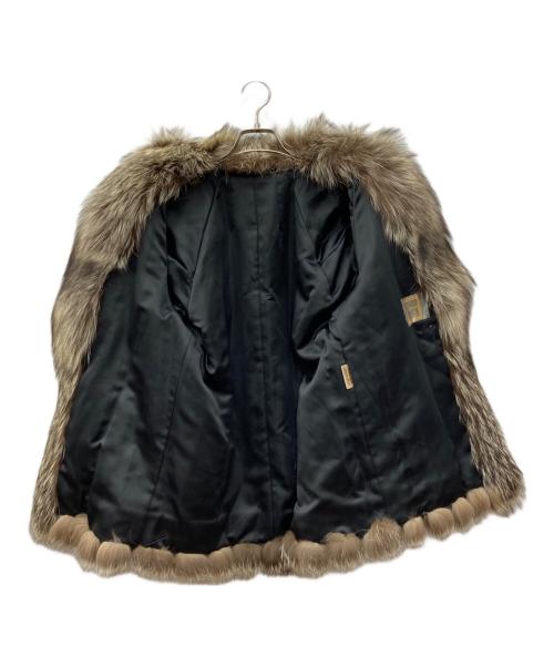 SAGA FOX（サガフォックス）SAGA FOX (サガフォックス) ファージャケット ブラウン サイズ:11の古着・服飾アイテム