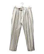 BERWICHベルウィッチ）の古着「コットン ストライプパンツ」｜ベージュ
