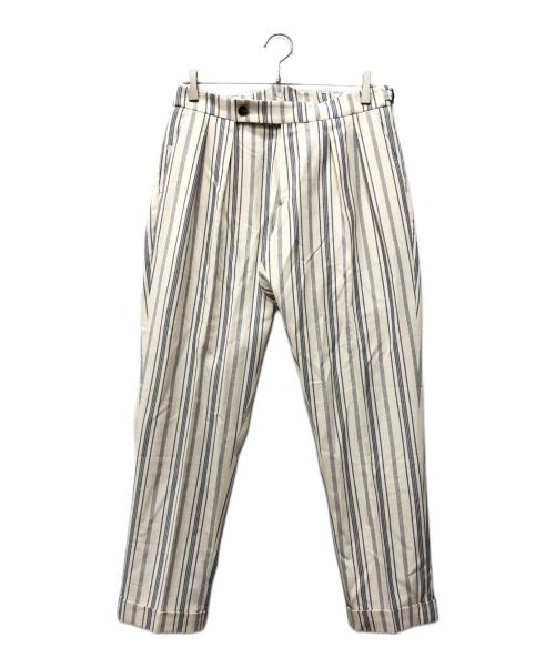 BERWICH（ベルウィッチ）BERWICH (バーウィック) コットン ストライプパンツ ベージュ サイズ:46の古着・服飾アイテム
