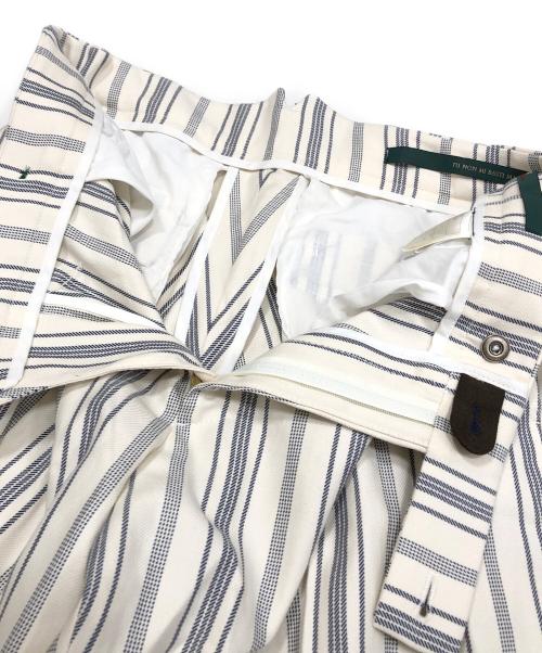 BERWICH（ベルウィッチ）BERWICH (バーウィック) コットン ストライプパンツ ベージュ サイズ:46の古着・服飾アイテム