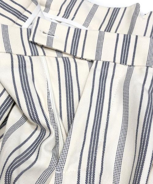 BERWICH（ベルウィッチ）BERWICH (バーウィック) コットン ストライプパンツ ベージュ サイズ:46の古着・服飾アイテム