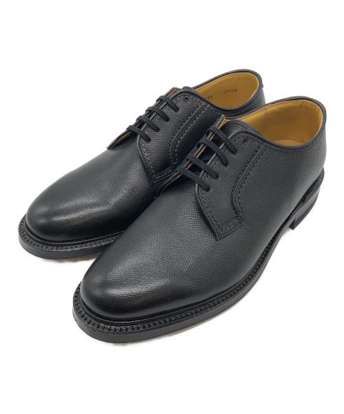 REGAL（リーガル）REGAL (リーガル) グレインレザープレーントゥシューズ ブラック サイズ:24 1/2EEの古着・服飾アイテム