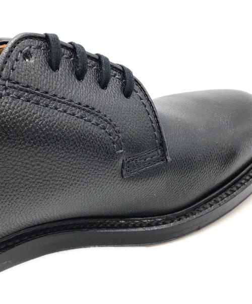 REGAL（リーガル）REGAL (リーガル) グレインレザープレーントゥシューズ ブラック サイズ:24 1/2EEの古着・服飾アイテム