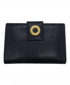 CELINEセリーヌ）の古着「サークルロゴウォレット」｜ネイビー