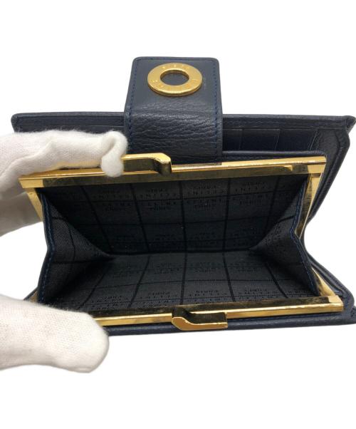 CELINE（セリーヌ）CELINE (セリーヌ) サークルロゴウォレット ネイビーの古着・服飾アイテム