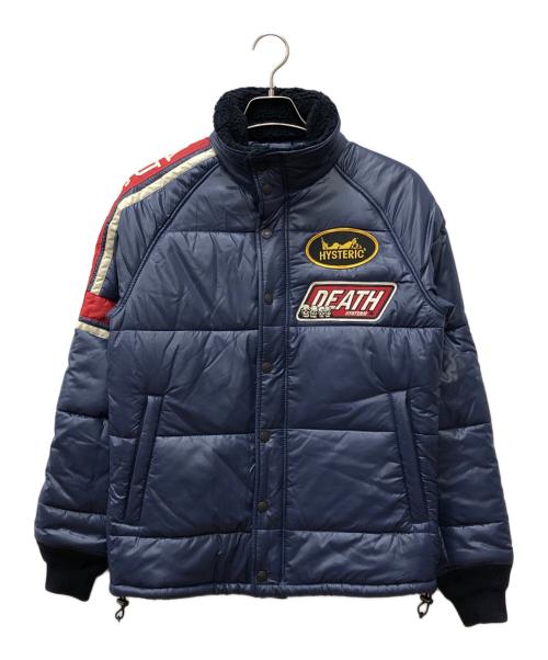 Hysteric Glamour（ヒステリックグラマー）Hysteric Glamour (ヒステリックグラマー) 中綿ジャケット ブルー サイズ:Sの古着・服飾アイテム