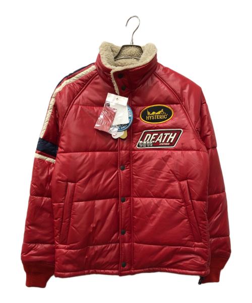 Hysteric Glamour（ヒステリックグラマー）Hysteric Glamour (ヒステリックグラマー) 中綿ジャケット レッド サイズ:Sの古着・服飾アイテム