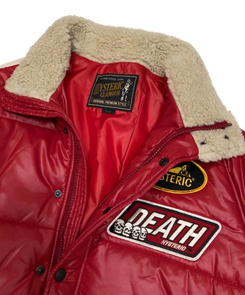Hysteric Glamour（ヒステリックグラマー）Hysteric Glamour (ヒステリックグラマー) 中綿ジャケット レッド サイズ:Sの古着・服飾アイテム