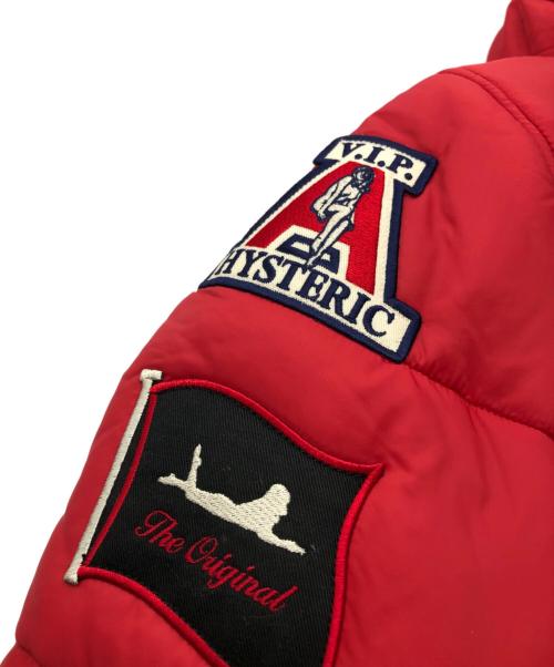 Hysteric Glamour（ヒステリックグラマー）Hysteric Glamour (ヒステリックグラマー) 中綿ジャケット レッド サイズ:Sの古着・服飾アイテム