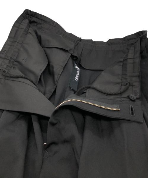 GROUND Y（グラウンドワイ）GROUND Y (グラウンドワイ) WOOL BALLOON PANTS ブラック サイズ:3の古着・服飾アイテム