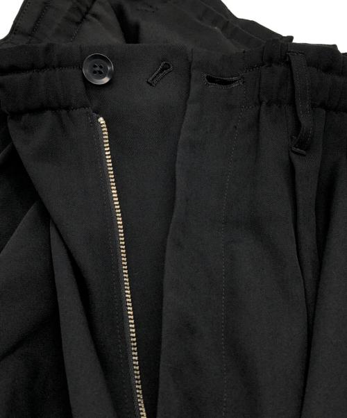 GROUND Y（グラウンドワイ）GROUND Y (グラウンドワイ) WOOL BALLOON PANTS ブラック サイズ:3の古着・服飾アイテム