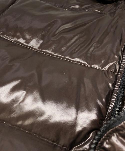MONCLER（モンクレール）MONCLER (モンクレール) MOKAダウンコート ブラウン サイズ:Sの古着・服飾アイテム