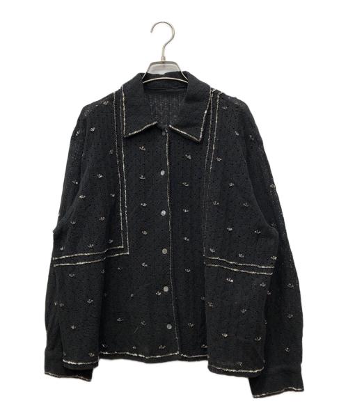 FRAMeWORK（フレームワーク）FRAMeWORK (フレームワーク) ビジューシャツ ブラック サイズ:FREEの古着・服飾アイテム