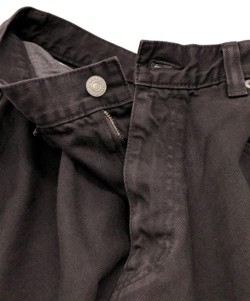 ATELLIER WELLS BY JOHNBULL（アトリエ ウェルズ バイ ジョンブル）ATELLIER WELLS BY JOHNBULL (アトリエ ウェルズ バイ ジョンブル) カツラギオーバーダイワイドパンツ ブラウン サイズ:30 未使用品の古着・服飾アイテム