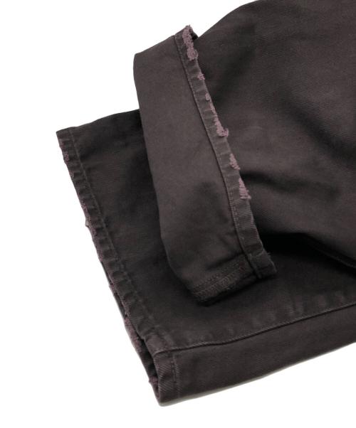 ATELLIER WELLS BY JOHNBULL（アトリエ ウェルズ バイ ジョンブル）ATELLIER WELLS BY JOHNBULL (アトリエ ウェルズ バイ ジョンブル) カツラギオーバーダイワイドパンツ ブラウン サイズ:30 未使用品の古着・服飾アイテム