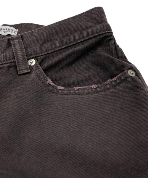 ATELLIER WELLS BY JOHNBULL（アトリエ ウェルズ バイ ジョンブル）ATELLIER WELLS BY JOHNBULL (アトリエ ウェルズ バイ ジョンブル) カツラギオーバーダイワイドパンツ ブラウン サイズ:30 未使用品の古着・服飾アイテム