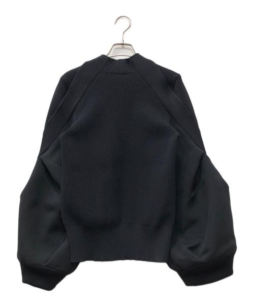 sacai（サカイ）sacai (サカイ) テキニカルジャージーミックスニット ブラック サイズ:3の古着・服飾アイテム