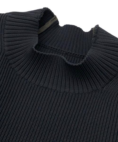 sacai（サカイ）sacai (サカイ) テキニカルジャージーミックスニット ブラック サイズ:3の古着・服飾アイテム