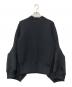sacai（サカイ）の古着「テキニカルジャージーミックスニット」｜ブラック