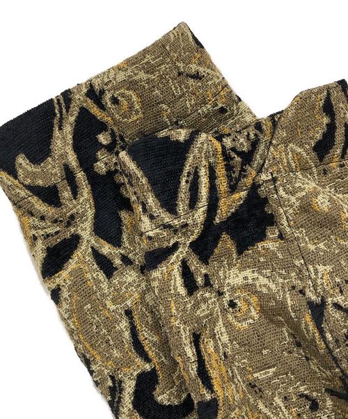 GRANDMA MAMA DAUGHTER（グランマママドーター）GRANDMA MAMA DAUGHTER (グランマママドーター) ジャガードジャケット ブラウン サイズ:2の古着・服飾アイテム