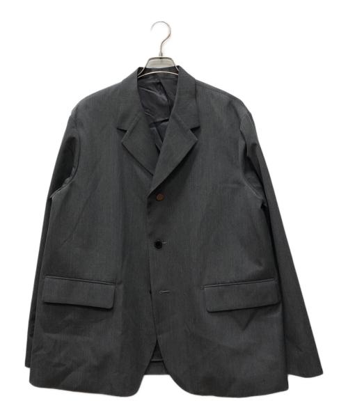 FUMITO GANRYU（フミトガンリュウ）FUMITO GANRYU (フミトガンリュウ) Flattened Jacket グレー サイズ:2の古着・服飾アイテム
