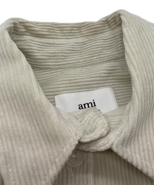 ami（アミ）ami (アミ) コーデュロイシャツ ホワイト サイズ:Sの古着・服飾アイテム