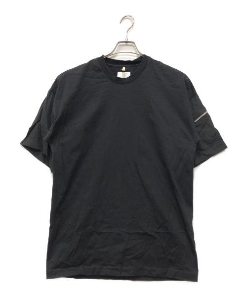 OAMC（オーエーエムシー）OAMC (オーエーエムシー) 切替スリーブTシャツ ブラック サイズ:Sの古着・服飾アイテム