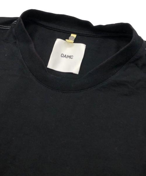 OAMC（オーエーエムシー）OAMC (オーエーエムシー) 切替スリーブTシャツ ブラック サイズ:Sの古着・服飾アイテム