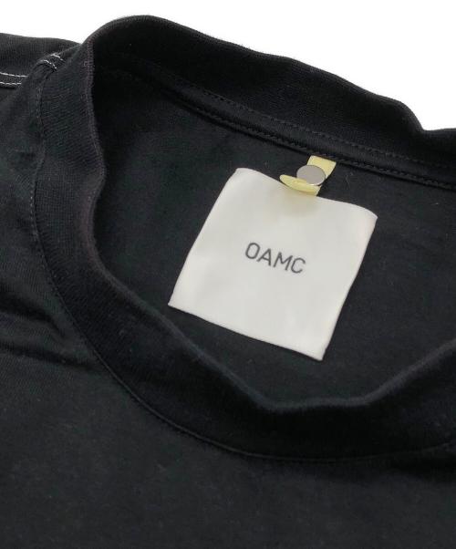 OAMC（オーエーエムシー）OAMC (オーエーエムシー) 切替スリーブTシャツ ブラック サイズ:Sの古着・服飾アイテム