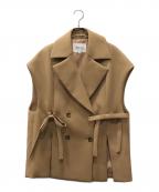 ARPEGE STORYアルページュストーリー）の古着「リボン付きテーラージレ ベスト」｜ベージュ