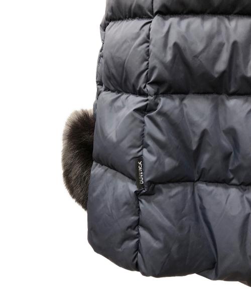 DUVETICA（デュベティカ）DUVETICA (デュベティカ) ショートダウンジャケット ネイビー サイズ:40の古着・服飾アイテム