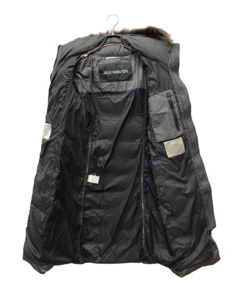 JAN MAYEN（ヤンマイエン）JAN MAYEN (ヤンマイエン) ラクーンファーダウンジャケット グレー サイズ:40の古着・服飾アイテム