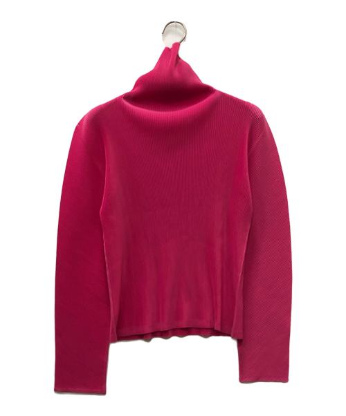 PLEATS PLEASE（プリーツプリーズ）PLEATS PLEASE (プリーツプリーズ) プリーツカットソー ショッキングピンク サイズ:3の古着・服飾アイテム