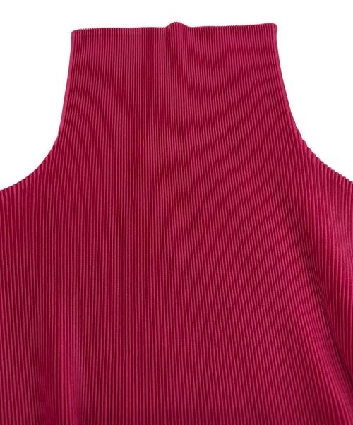 PLEATS PLEASE（プリーツプリーズ）PLEATS PLEASE (プリーツプリーズ) プリーツカットソー ショッキングピンク サイズ:3の古着・服飾アイテム
